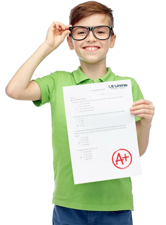 Student celebrating exam success